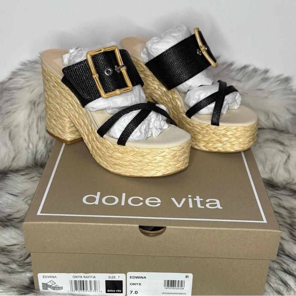 Dolce Vita NIB Edwina Heel Sandals - Picture 2 of 5